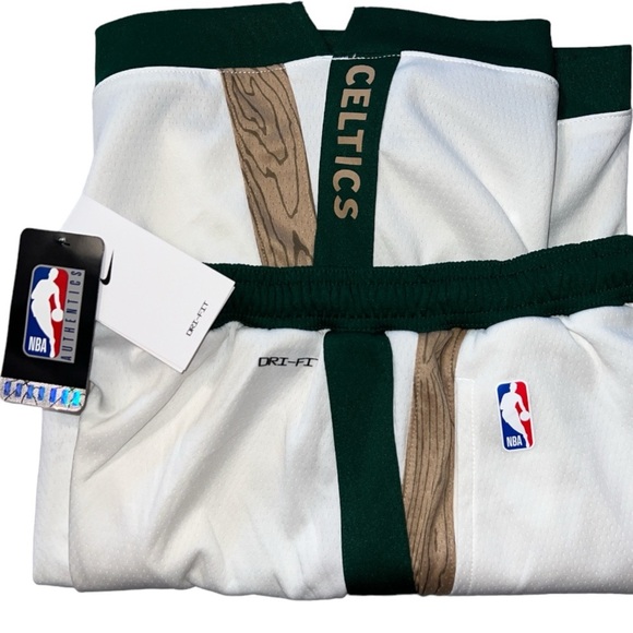 Nike Boston Celtics Youth City Edition NBA Basketball Dri-Fit Shorts - Picture 6 of 10